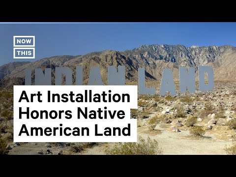 'Indian Land' Art Installation Acknowledges Indigenous Land