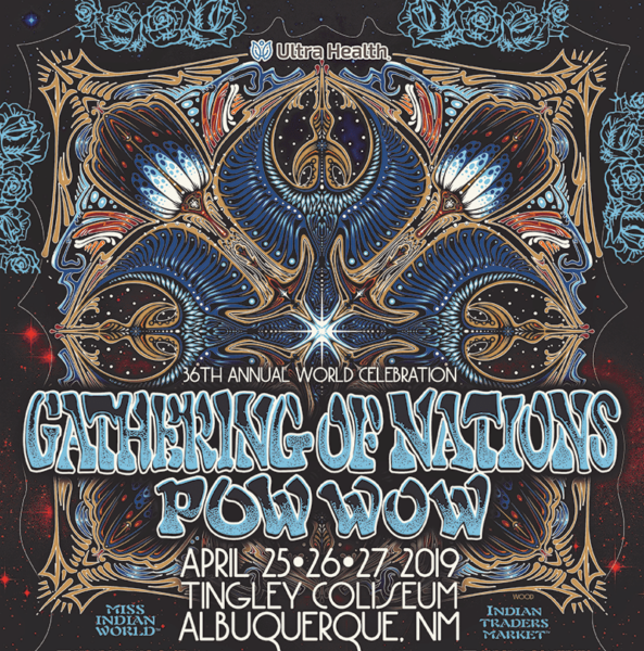 2019 Gathering of Nations Pow Wow Poster