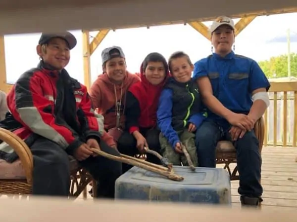 Viral Video Cree Boys Singing With Plastic Bin Leads to Community Response