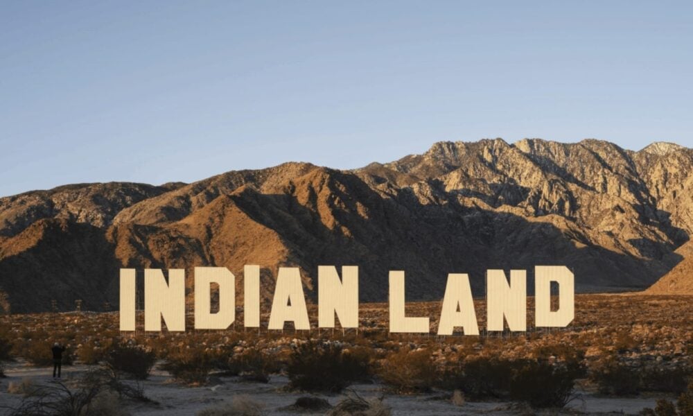 Indian Land Sign: The Art Installation That’s Turning Heads