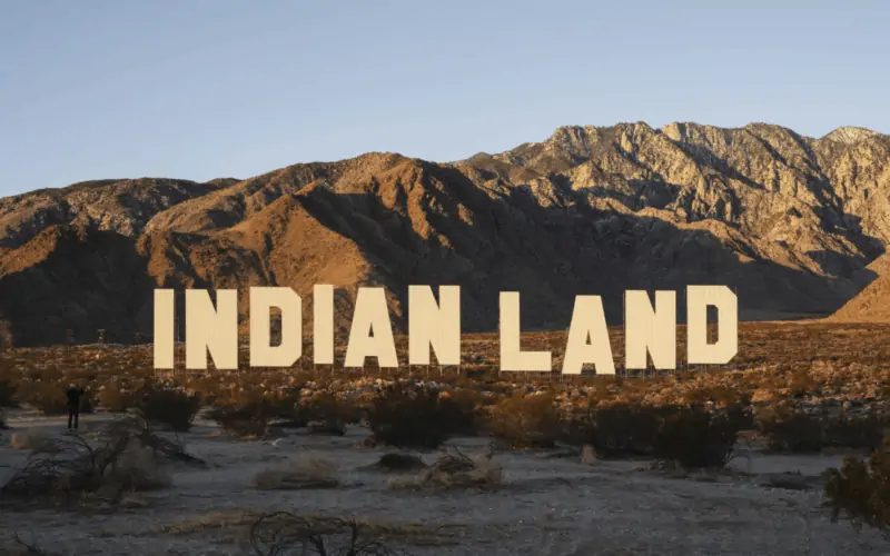 Indian Land Sign: The Art Installation That’s Turning Heads