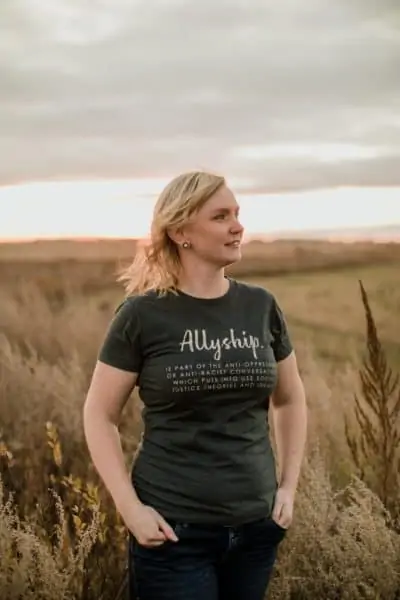 She Native Allyship Organic Ladies T-Shirt