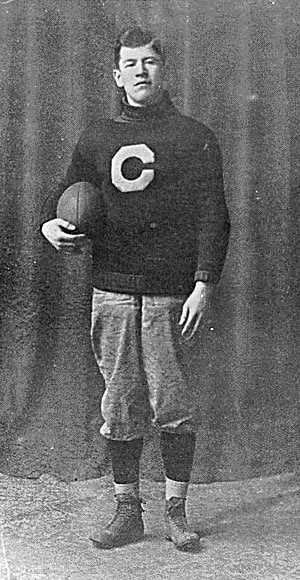 Thorpe, circa 1909, at Carlisle Industrial Indian School