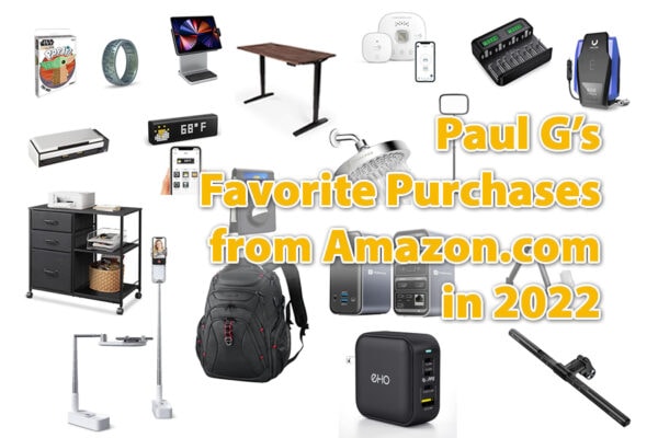 Paul G’s Favorite Purchases from Amazon.com in 2022