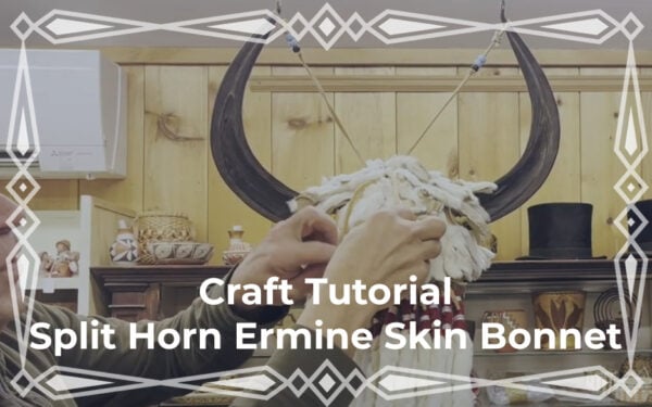 How to Make a Split Horn Ermine Skin Bonnet – Step By Step Craft Tutorial