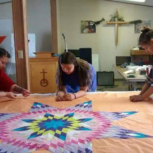 Lakota Star Quilt Maker Shares Her Journey
