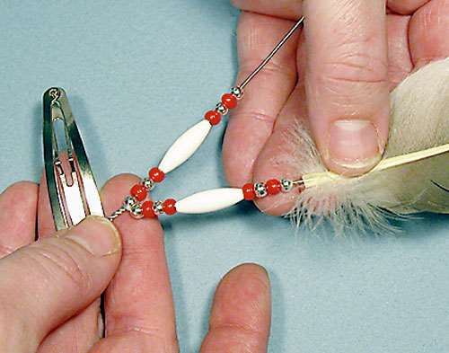 How to Make a Feather Hair Clip - Craft Tutorial 