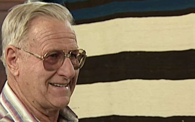 He Had No Idea This National Treasure Was Sitting on the Back of His Chair!