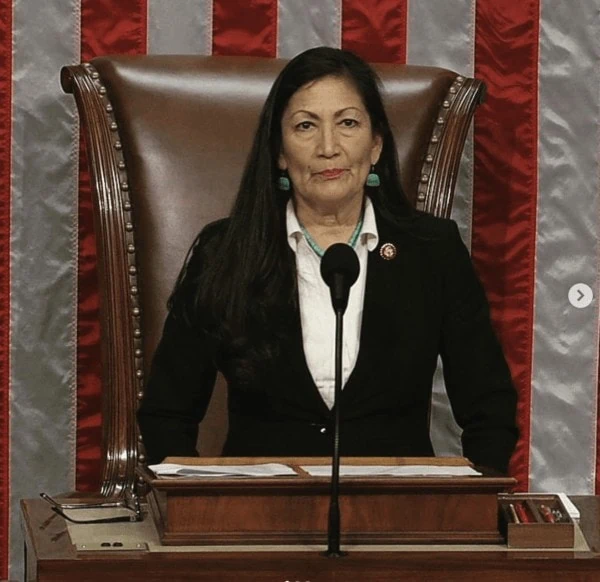 Congresswoman Deb Haaland first Native American to preside over House