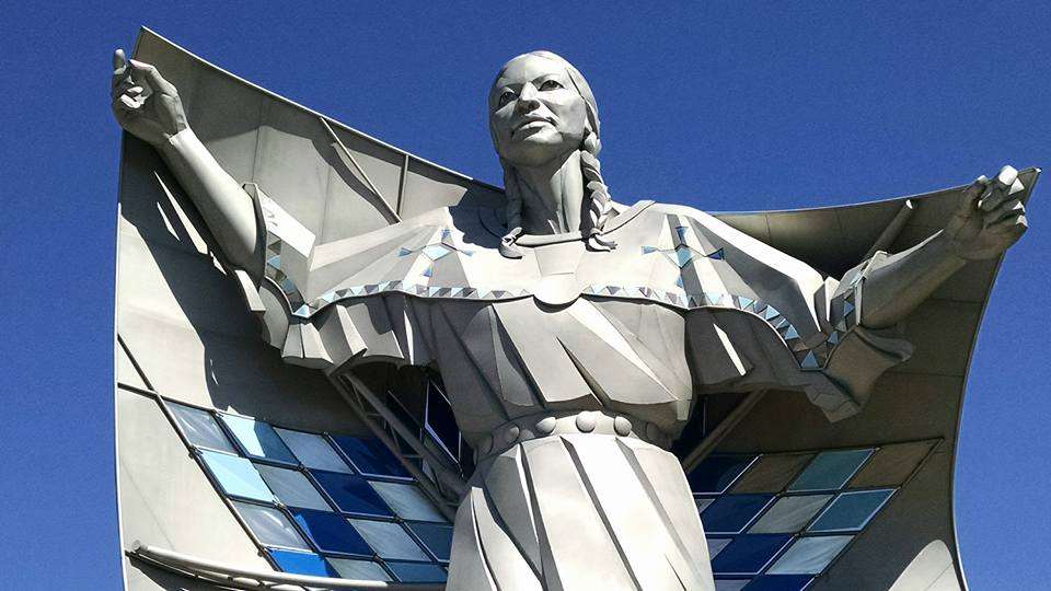 Dignity Striking New Sculpture in South Dakota Native