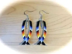 native american dangle earrings