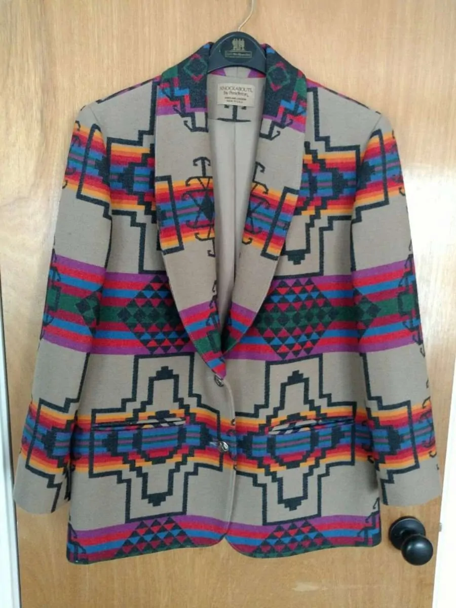 Knockabouts Pendleton Blazer Jacket Native American Indian Blanket