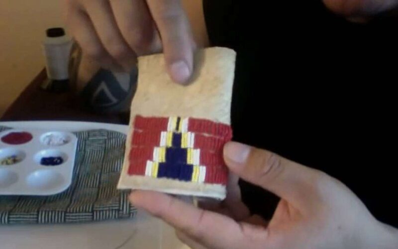 Tutorial: How to Bead a Tobacco Bag, Lakota Style!