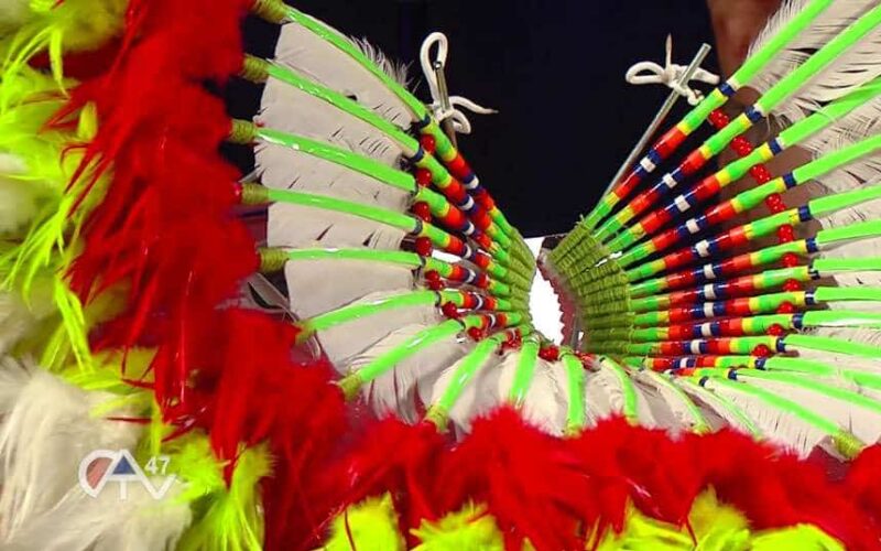 Making Regalia Bustle Backboards