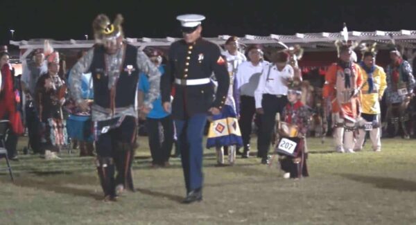 Marine Dances at Iowa Tribal Pow Wow Marine Dances at Iowa Tribal Pow Wow