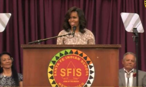 Michelle Obama to Santa Fe Indian School Graduates: ‘Our World Needs You’