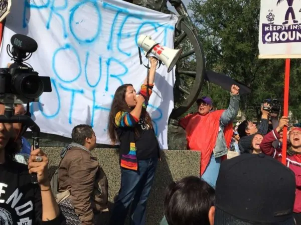 #NODAPL Rally @ North Dakota State Building