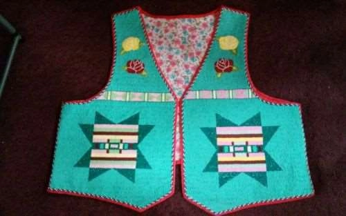 Native American Indian Beaded Vest. Nez Perce Made Handsewn Handmade ...