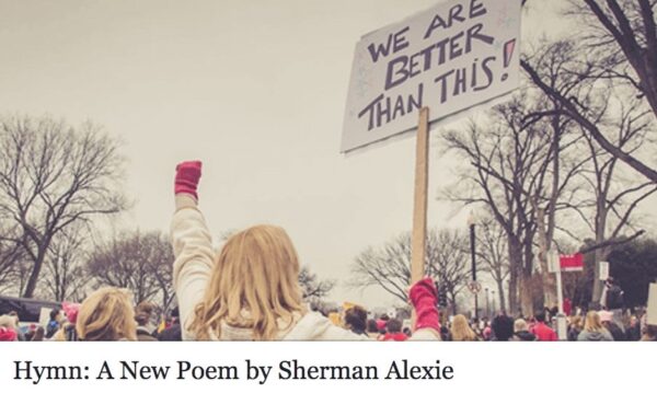New Poem by Sherman Alexie is Exactly What We Needed to Hear After Charlottesville New Poem by Sherman Alexie is Exactly What We Needed to Hear After Charlottesville