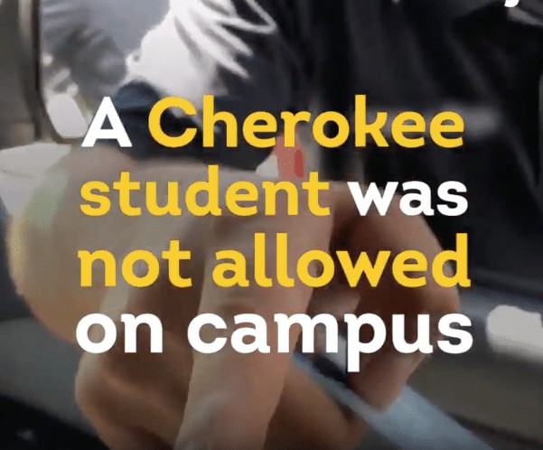 Cherokee student’s ID rejected by University Security!