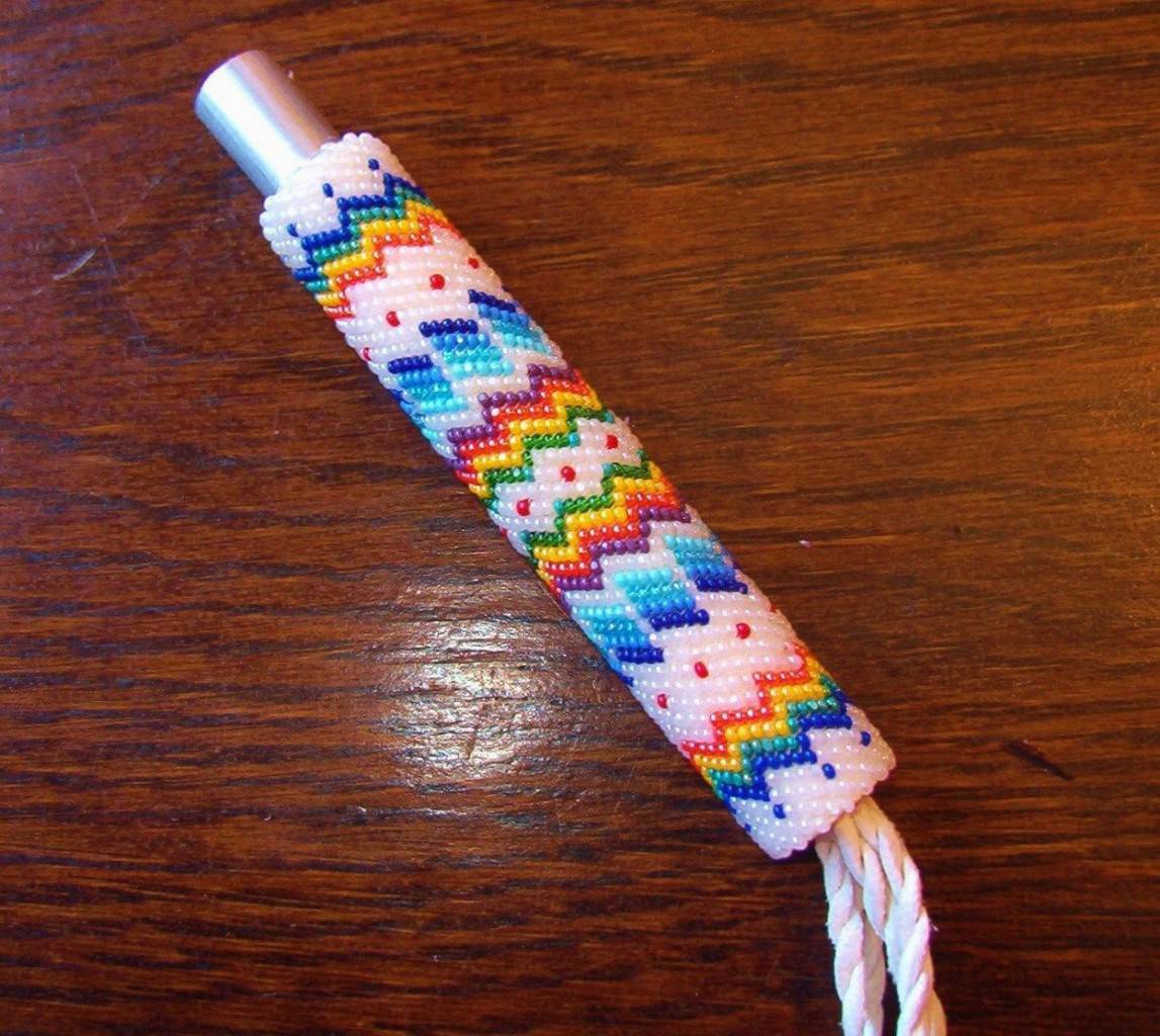 beaded handle
