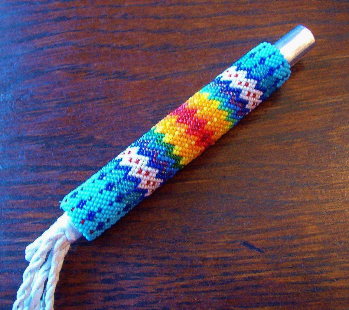 beaded handle
