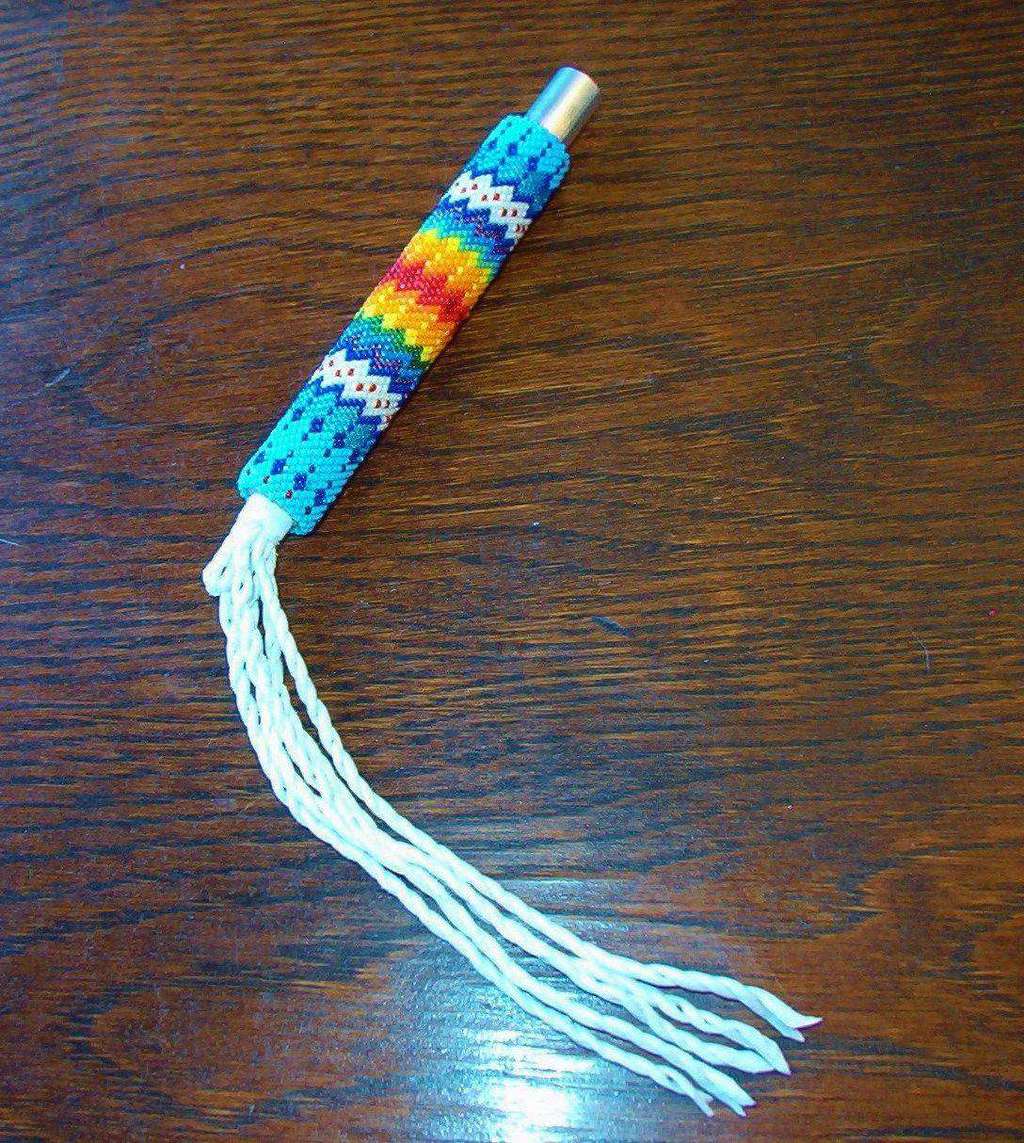 beaded handle