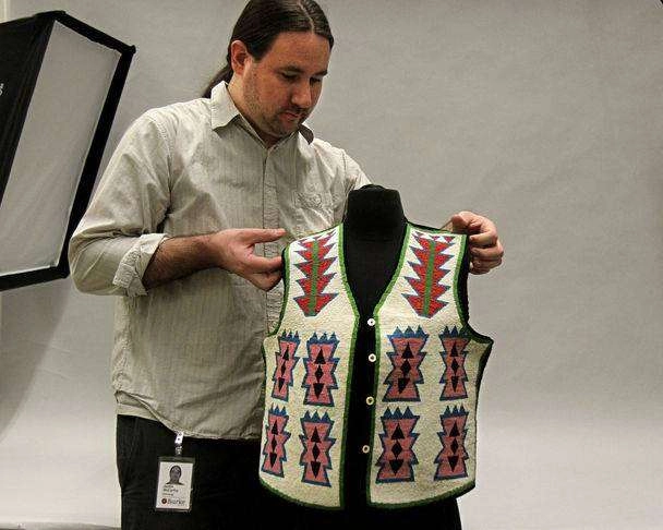 Beaded Vest Found at Goodwill