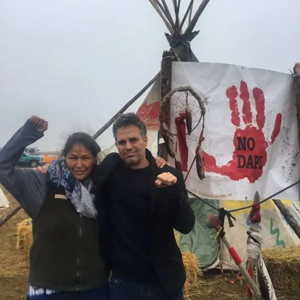 Actor Mark Ruffalo Offers His Support to Standing Rock